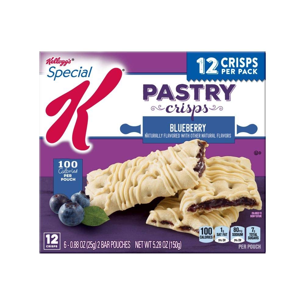 Kellogg's Special K Pastry Crisps Blueberry (Pack of 2)