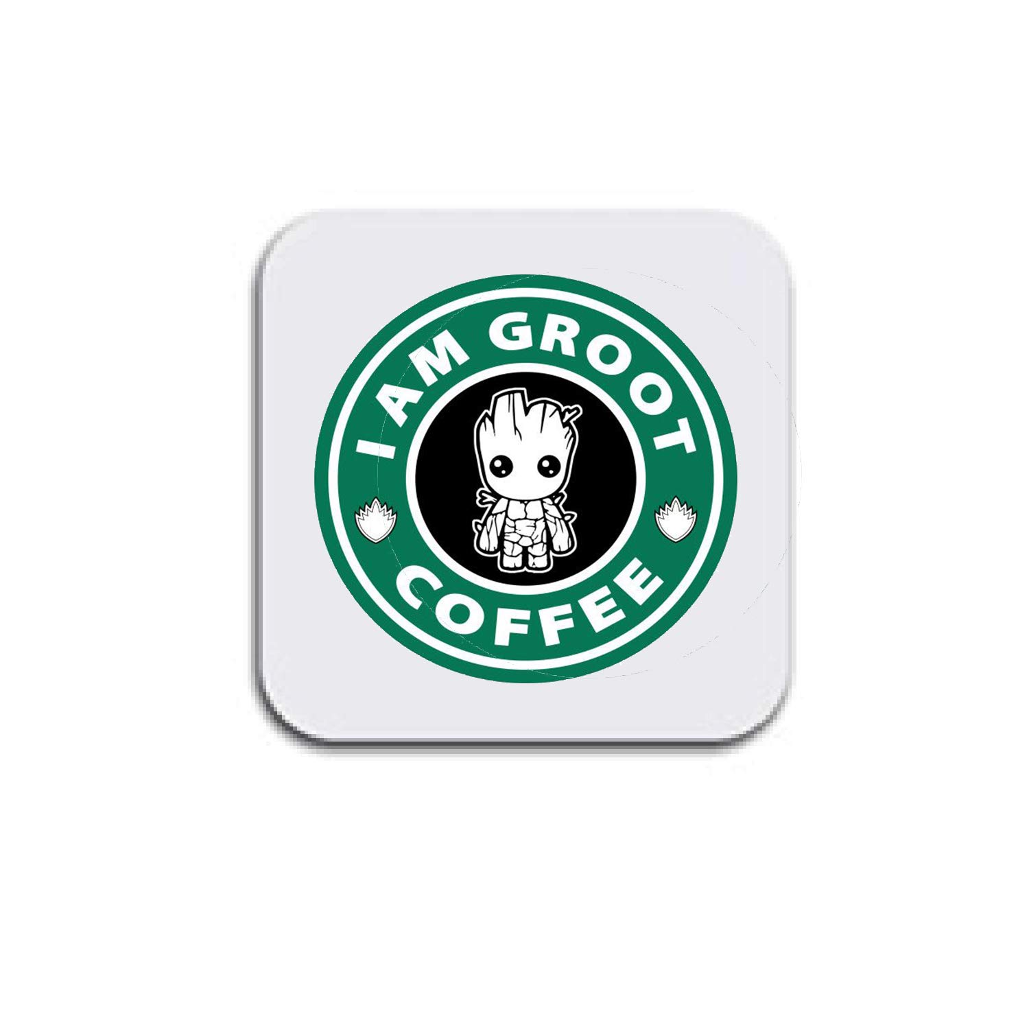 I am Groot Coffee Gardens of The Galaxy Inspired Funny Wooden Coaster