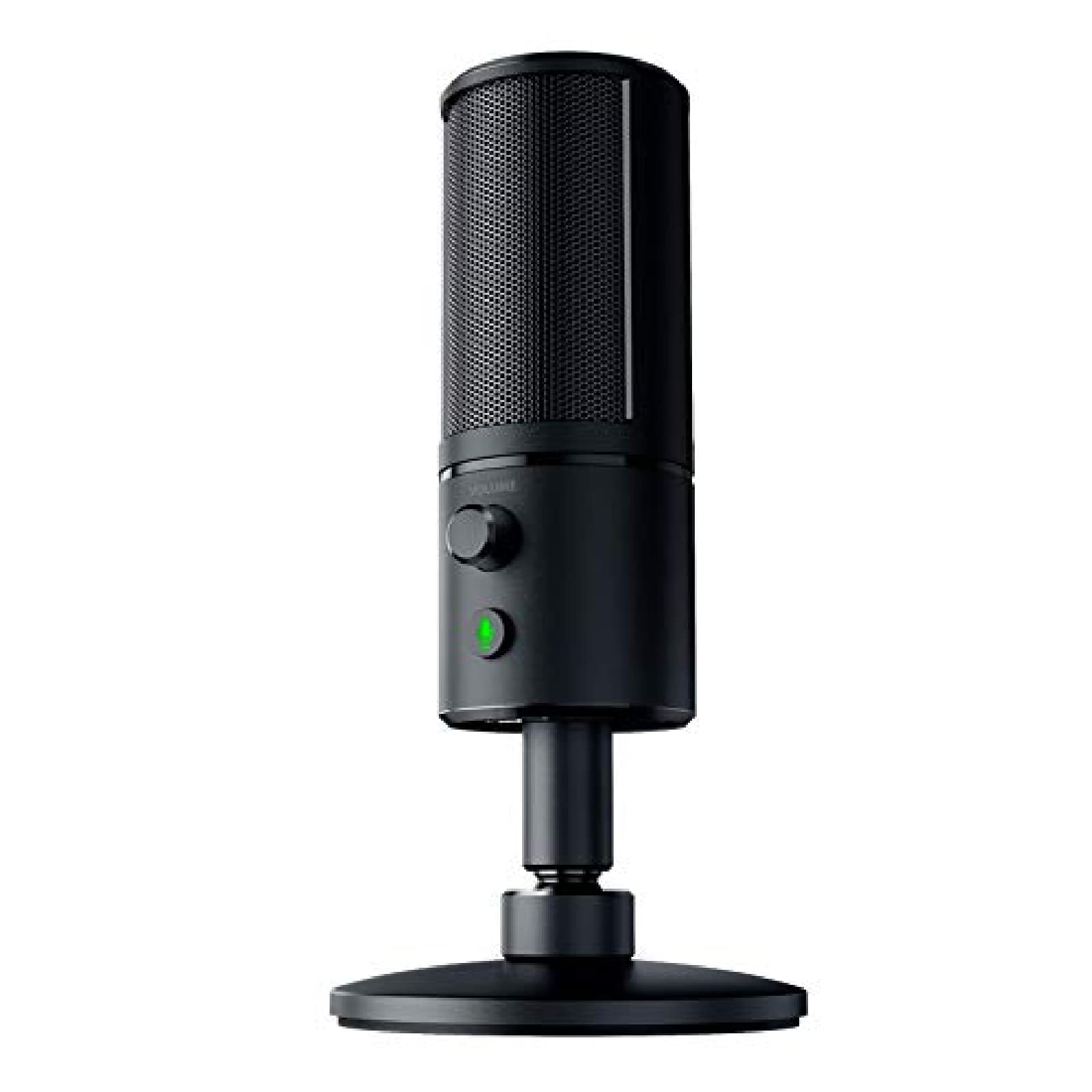 RazerSeiren X USB Streaming Microphone: Professional Grade - Built-In Shock Mount - Supercardiod Pick-Up Pattern - Anodized Aluminum - Classic Black