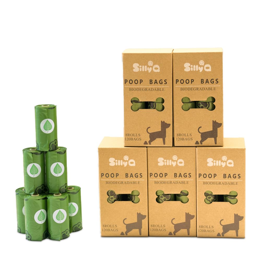 Silly Q biodegradable dog manure bag, ultra thick dog manure bag filling roll, lavender fragrance