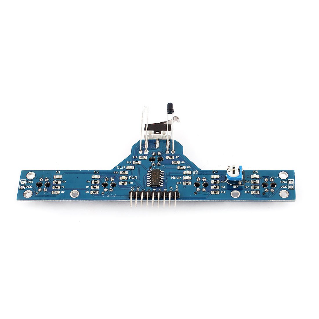 Qtqgoitem DC 5V 5-CH 5 Channel TRCR5000 Redline Redline Tracking Sensor Module Black (model: 13f 3d8 6f2 7c2 e52)