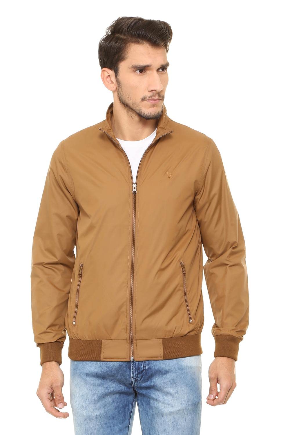 Allen SollyMen's Polyester Standard Length Casual Jacket