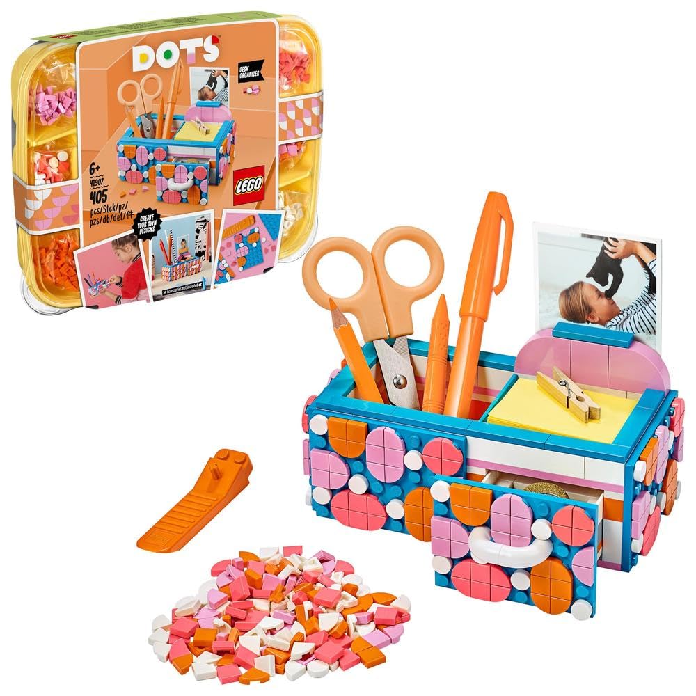 LEGODOTS Desk Organiser 41907 DIY Craft Decorations Kit (405 Pieces)