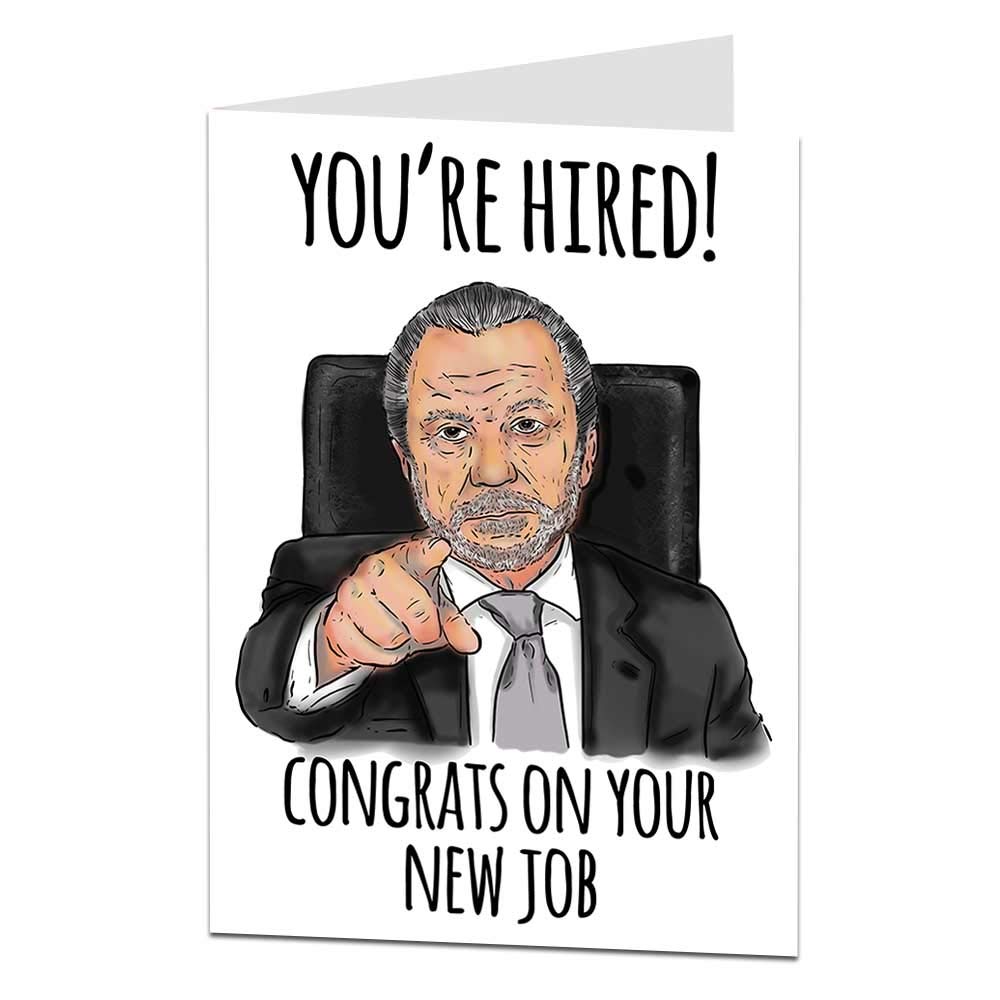 Funny Leaving Card Congratulations On Your New Job