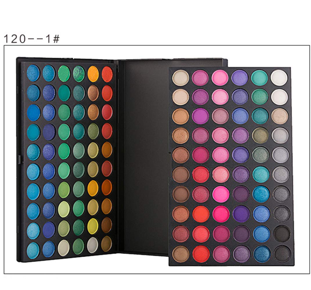 DISAAR Beauty120 Color Pro 5 Kind Fashion Eyeshadow Palette Shimmer Eye Shadow Makeup Set (120-01)