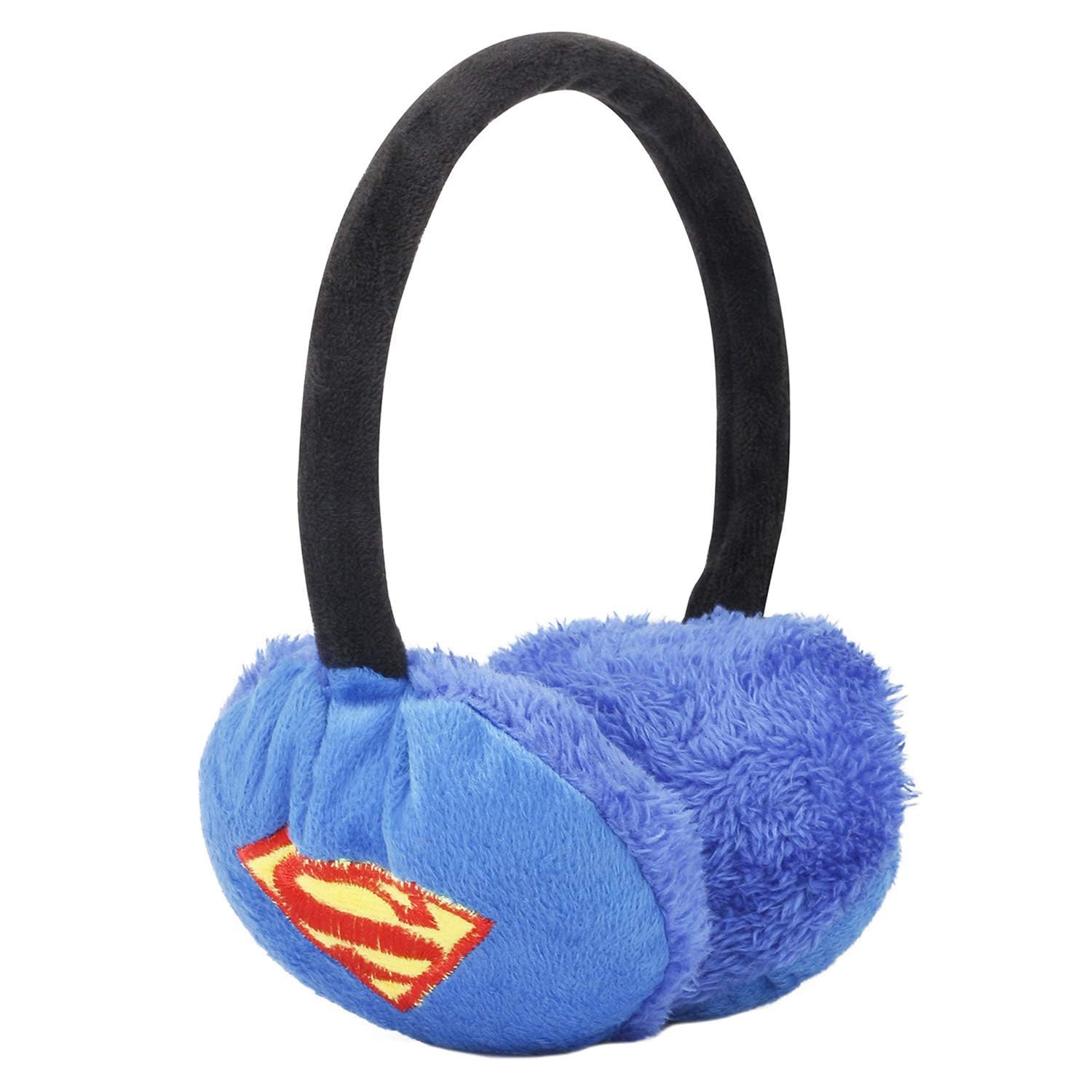 Boy's & Girl's SUP Winter Warm Knitted Earmuffs Faux Fur Ear Muffs Ear Warmers (BLUE)