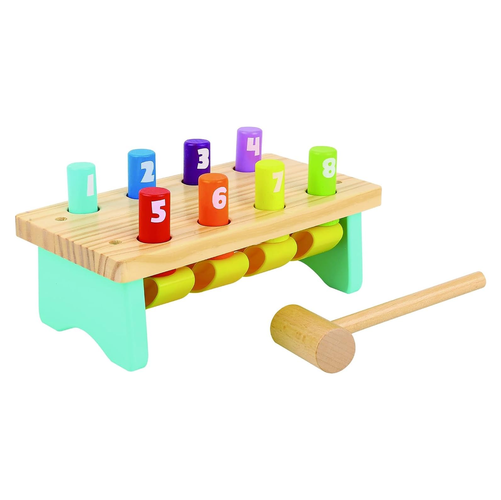 Tooky ToyTK495 Wooden Pound Bench