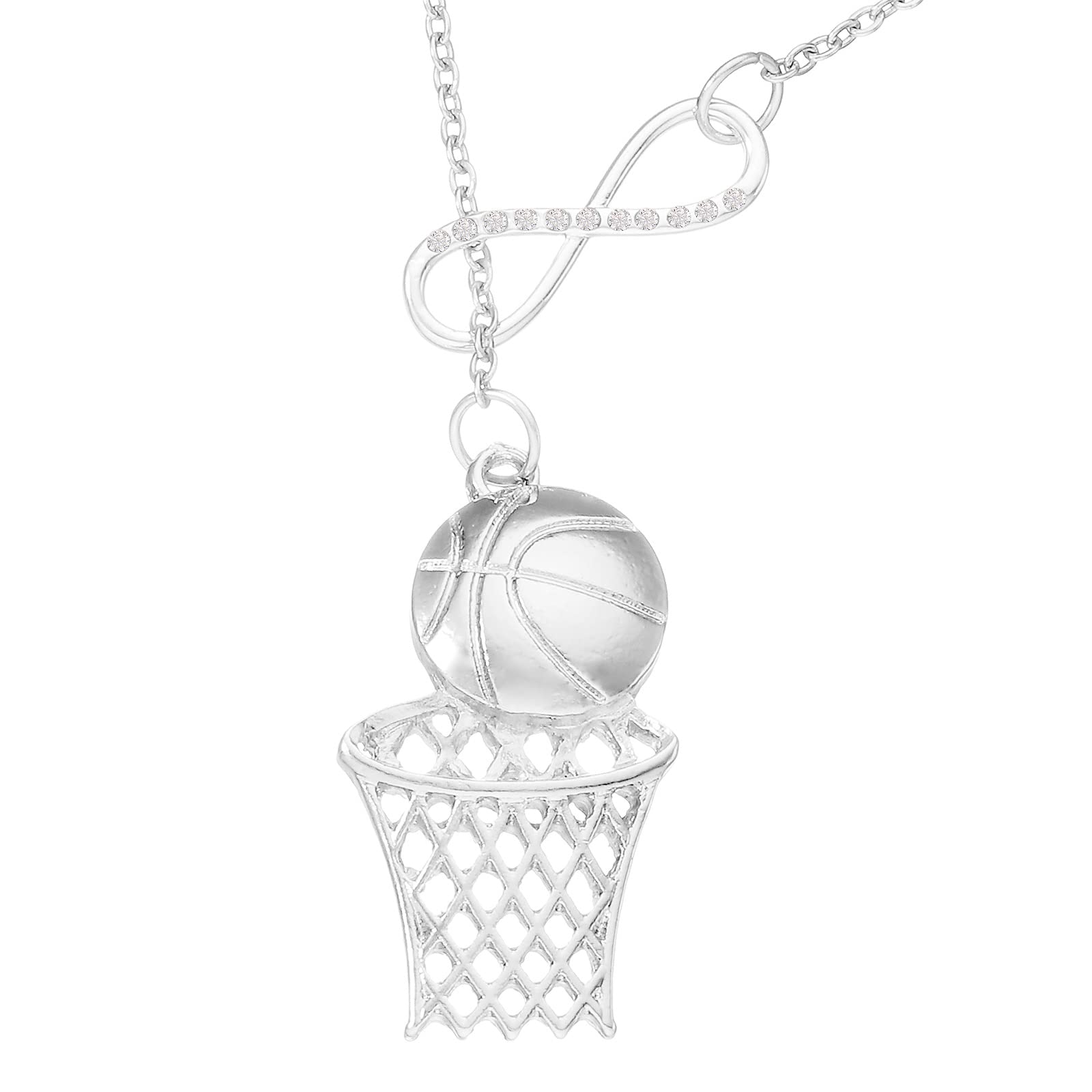 Basketball Necklace for Girls Teen Women Basketball Player Gifts from Coach Necklaces Basketball Items