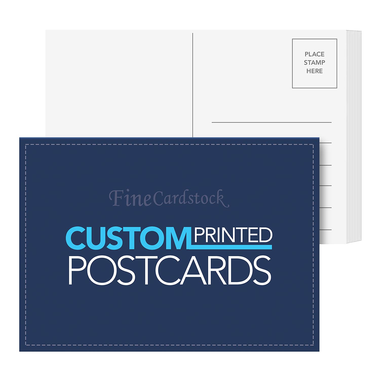 5" x 7" Custom Printed Postcards – Personalized Printable Post Cards w/Your Choice of Text & Graphic – 2 Sided Print on Thick Gloss Card Stock – Perfect for Promotions, Direct Mail, etc (250)