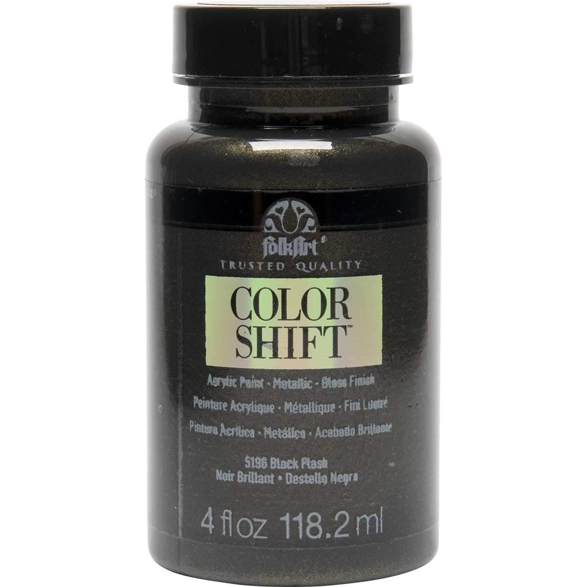 FolkArt Color Shift Acrylic Paint in Assorted Colors (4 oz), Black Flash