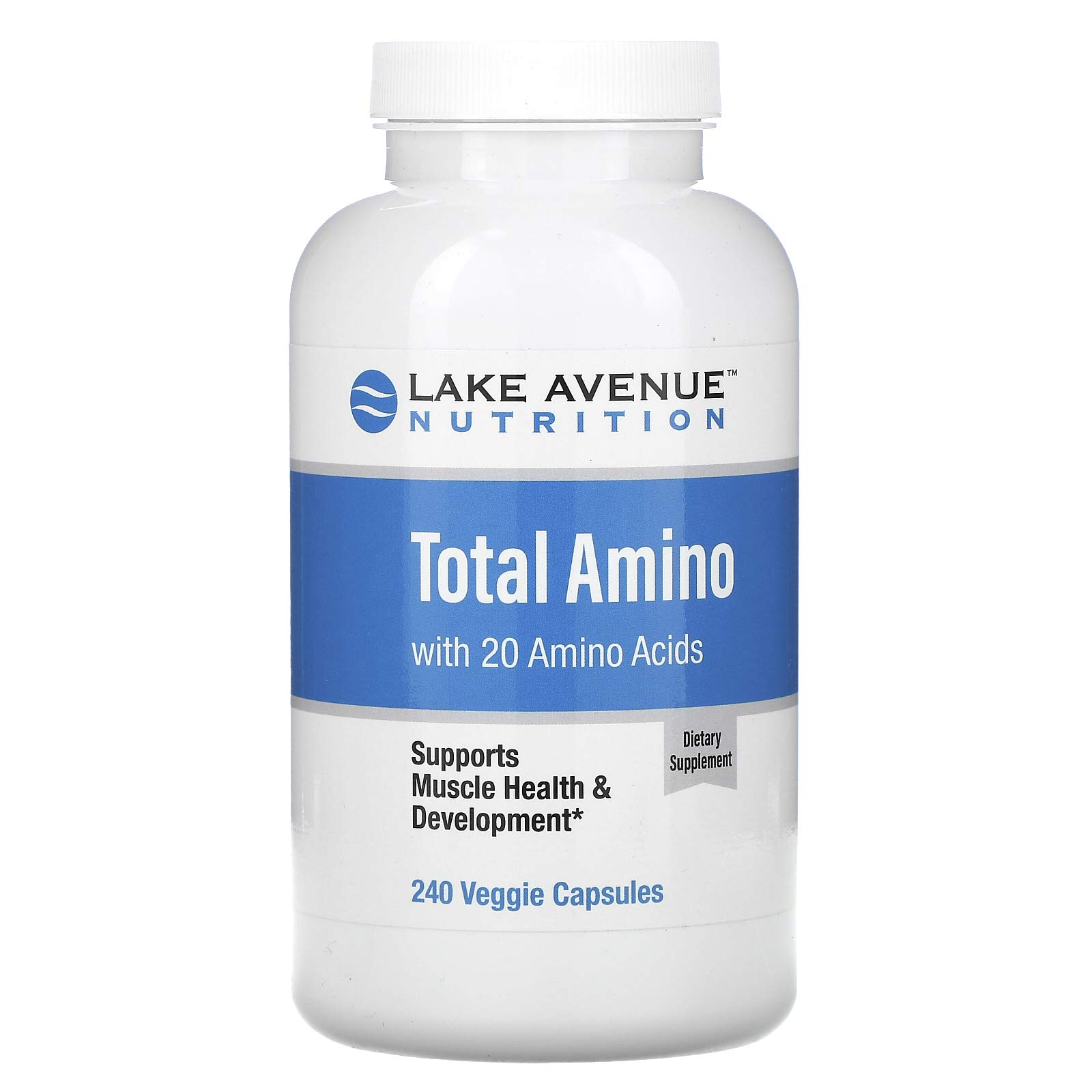 Lake AvenueNutrition, Total Amino, 240 Veggie Capsules