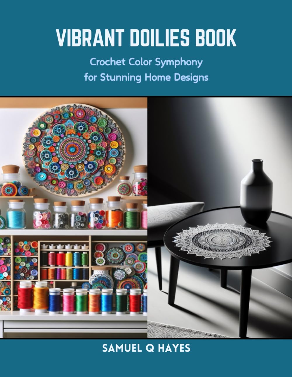 Vibrant Doilies Book: Crochet Color Symphony for Stunning Home Designs