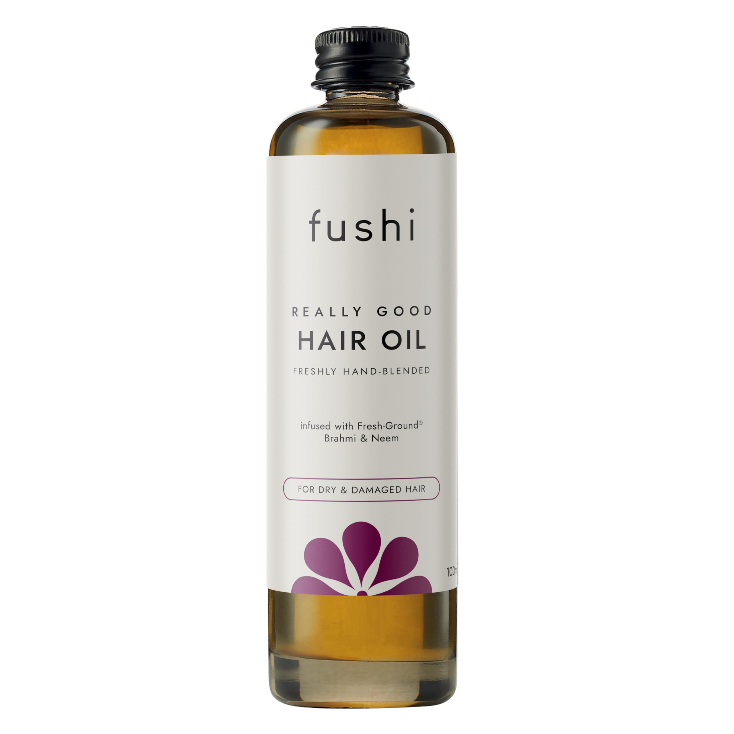 Fushi Really Good Hair Oil 100 ml | Rich in Antioxidants | Best for Dry & Damage Hair, Thinning Hair, Frizzy Hair | Ethical & Vegan Society Approved | Manufactured in the UK