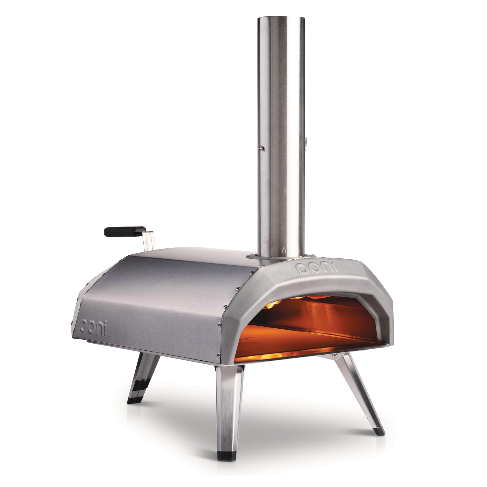 Ooni Karu 12 Multi-Fuel Outdoor Pizza Oven – Portable Wood and Gas Fired Pizza Oven with Pizza Stone, Outdoor Ooni Pizza Oven - Woodfired & Stonebaked Pizza Maker, Countertop Dual Fuel Pizza Oven [Energy Class A]