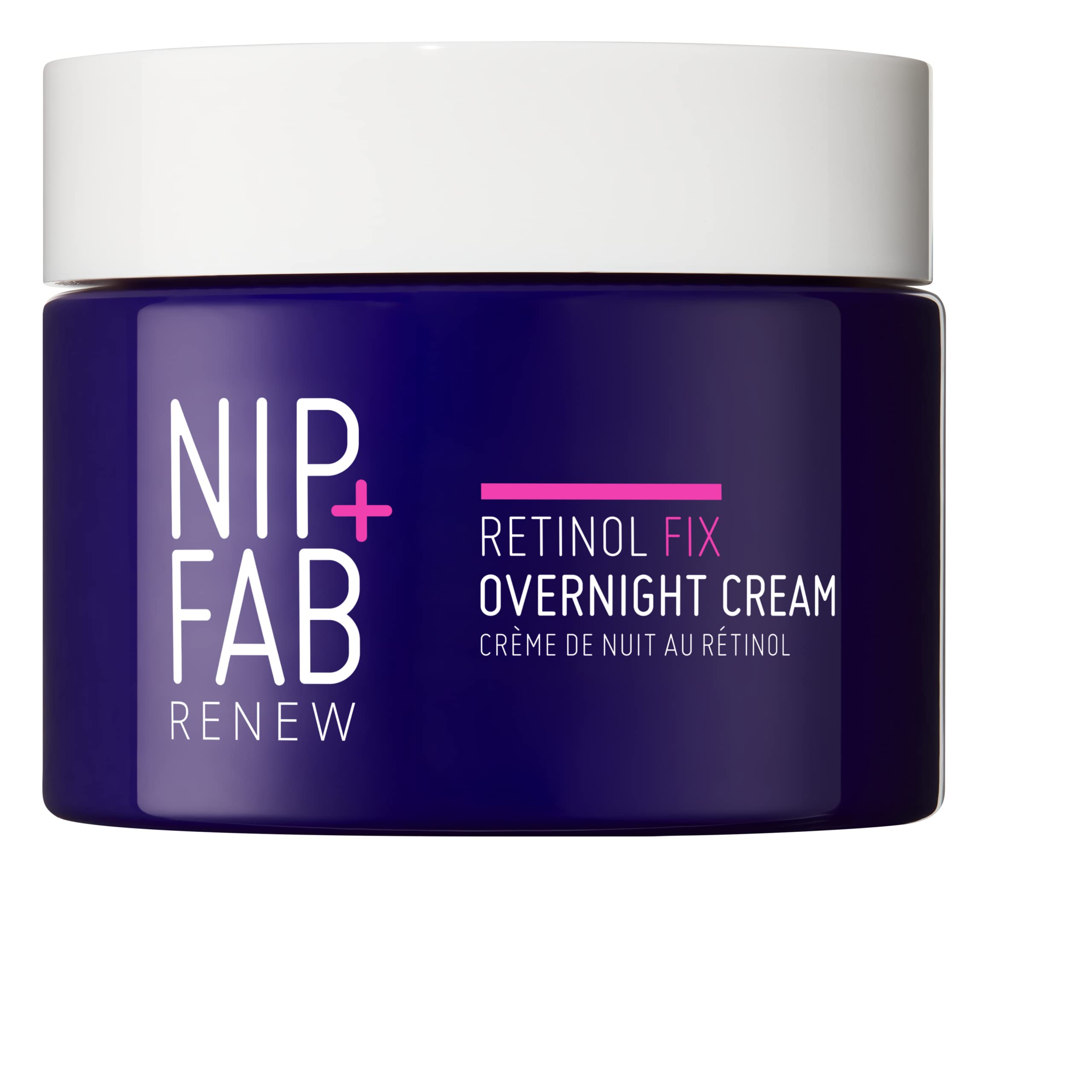 Nip+FabRetinol Fix 3% Overnight Cream | Advanced Youth-Boosting Formula for Renewed Skin and Fine Line Reduction | Encapsulated Pure Retinol | Anti-Ageing, Regeneration | Sebum Regulation