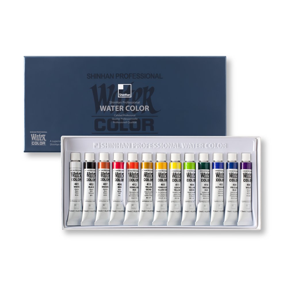 Shinhan Pro Watercolor 7.5ml Set of 13 (1225070-0013)