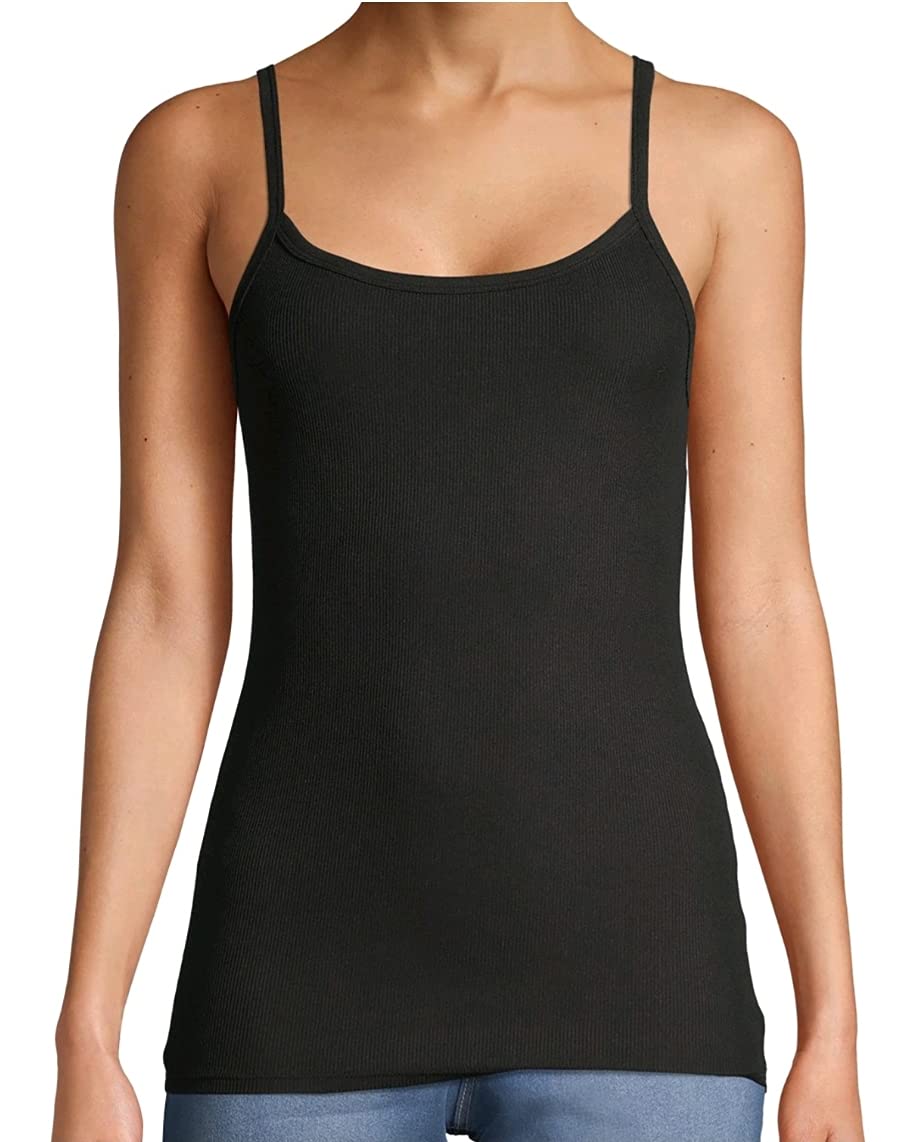 Junior's Black Soot Rib Cami