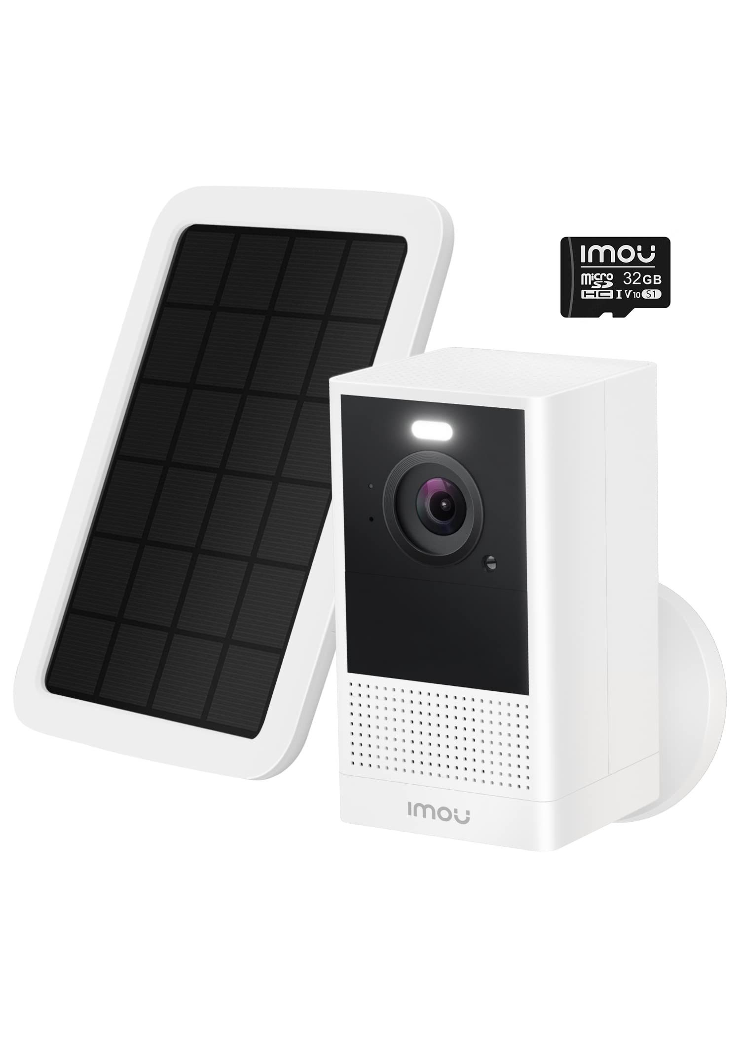 Imou4MP Solar Security Camera Wireless Outdoor with Rechargeable Battery, Human Detection, WiFi Home Security with Spotlight Color Night Vision, 2-Way Talk, 2.4/5GHz Wi-Fi, IP65, Free 32 GB Storage