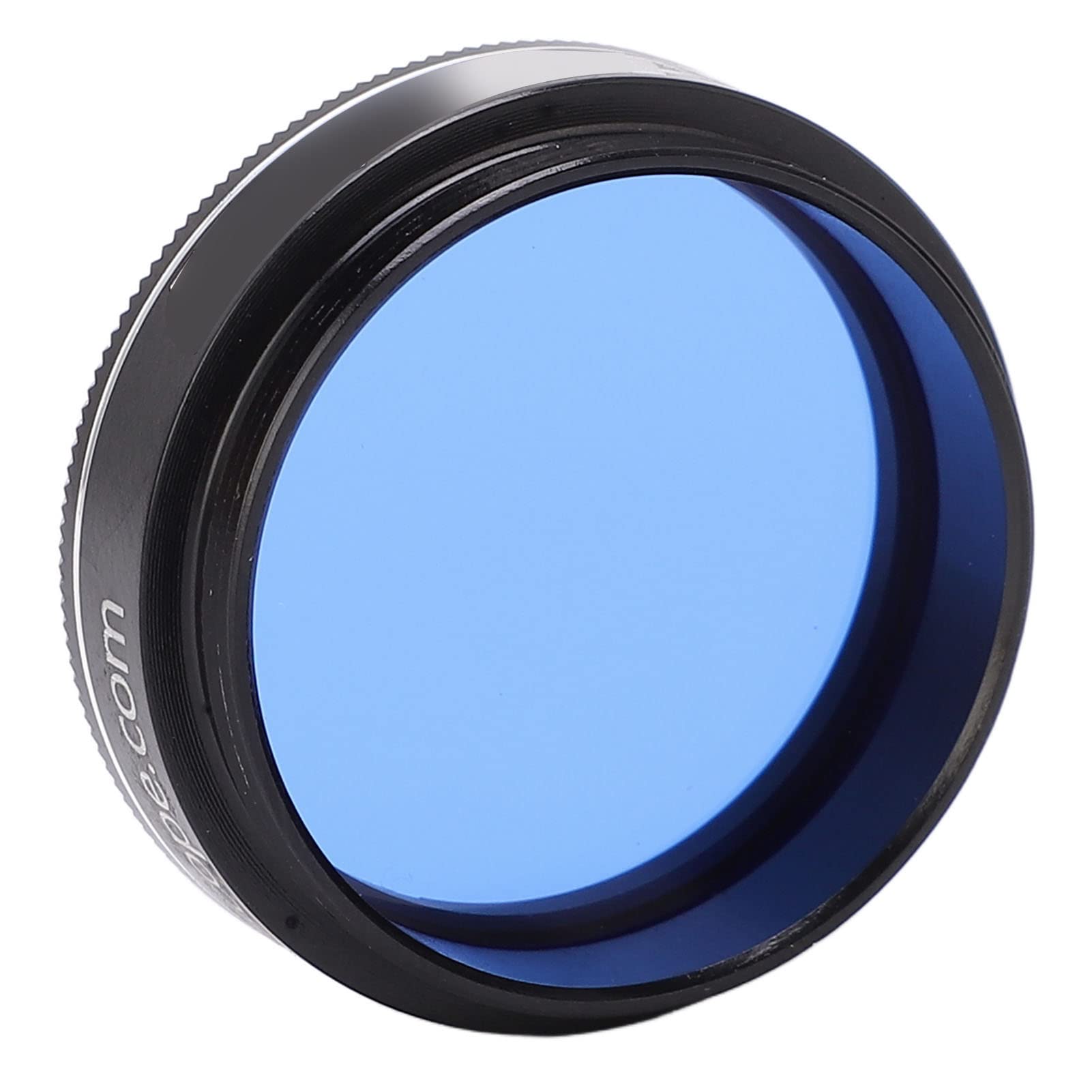 Eyepiece Filter, Reduce Light Scattering Improving Clarity Optical Glass 1.25 Inch Telescope Filter for Star Cluster Observation