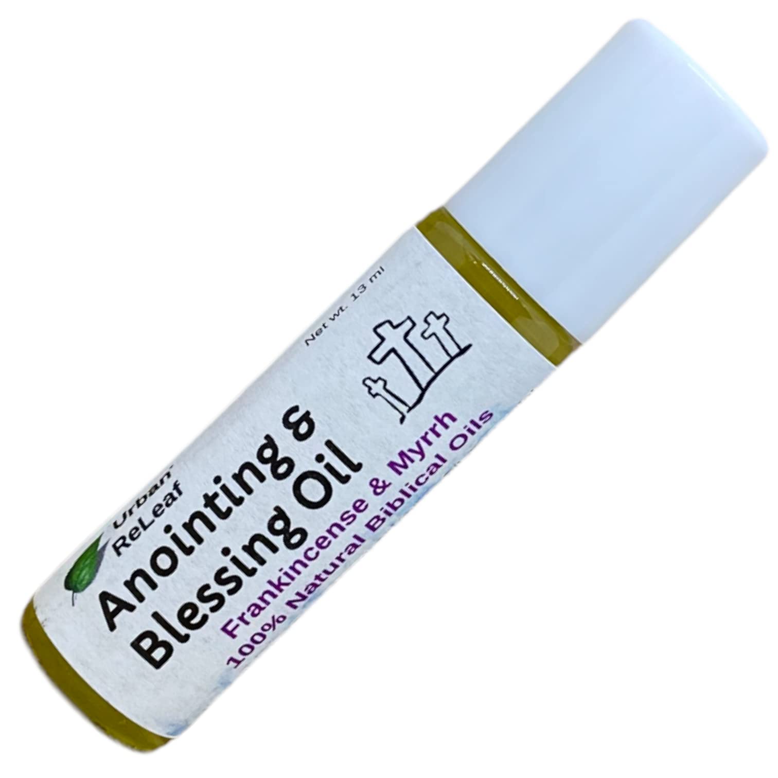 Urban ReLeafAnointing and Blessing Oil Roll-On ! Smells Great! Frankincense, Myrrh, Holy Bible Oils, Olive, Grapeseed. Blessed, Comfort, Honor, Consecration, USA Made.