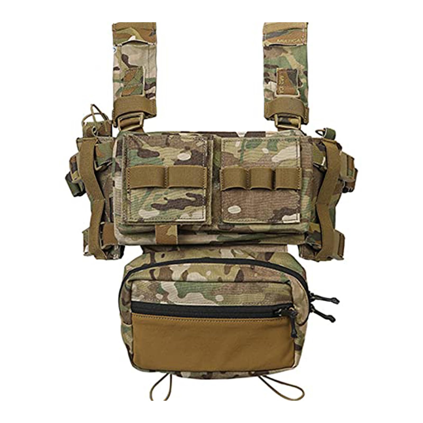 EMERSONGEARSMK3 Tactical Chest Rig Combat Micro Fight Chassis 5.56 Mag Pouch EM2961