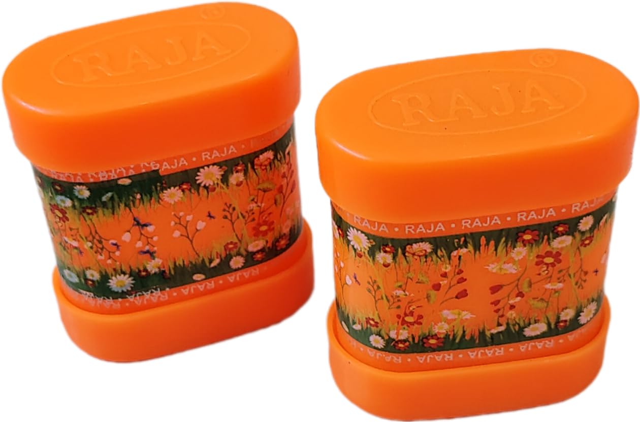 Hope Kart Designer Plastic Chuna Dani Dabi Tobacco Tambaku Chunauti Khaini Lime Dibbi for Men Katha Dabbi Container, Pack of 2