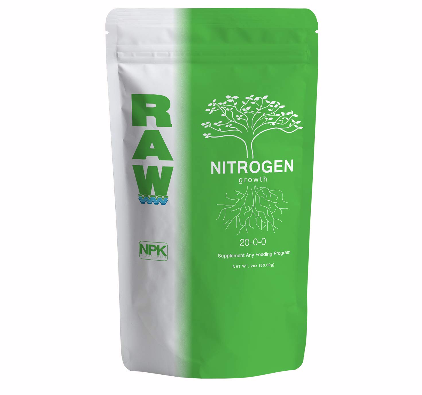 RAW Nitrogen 2oz - Plant Nutrient for Deficiency Treatment and Enhanced Growth in Vegetative Stage - Indoor, Outdoor, Hydroponic Use