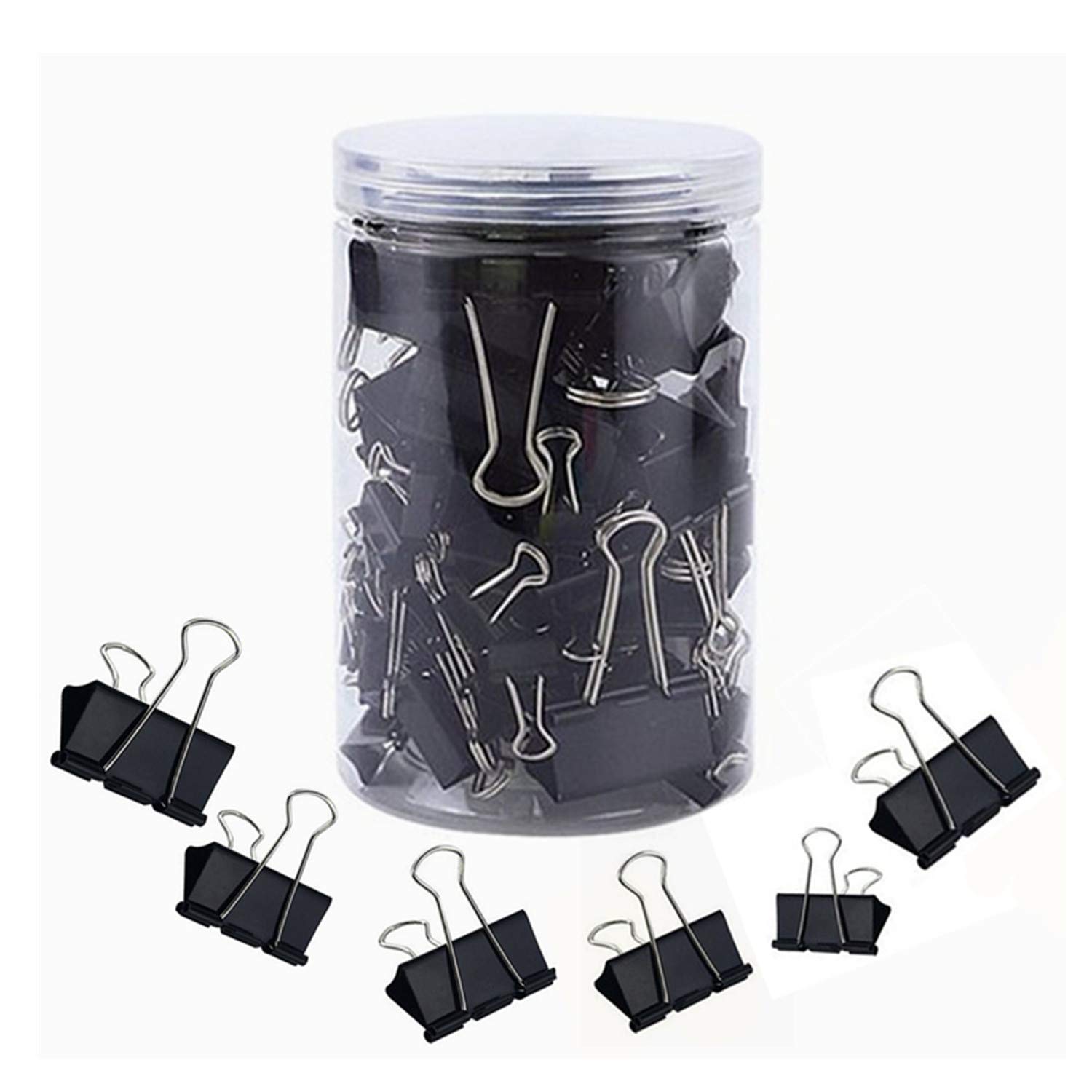 Binder Clips Kit 145Pcs Long Tail Clamp Set for Desk Organizer Accessories Binder Clips Office Stationery Supplies