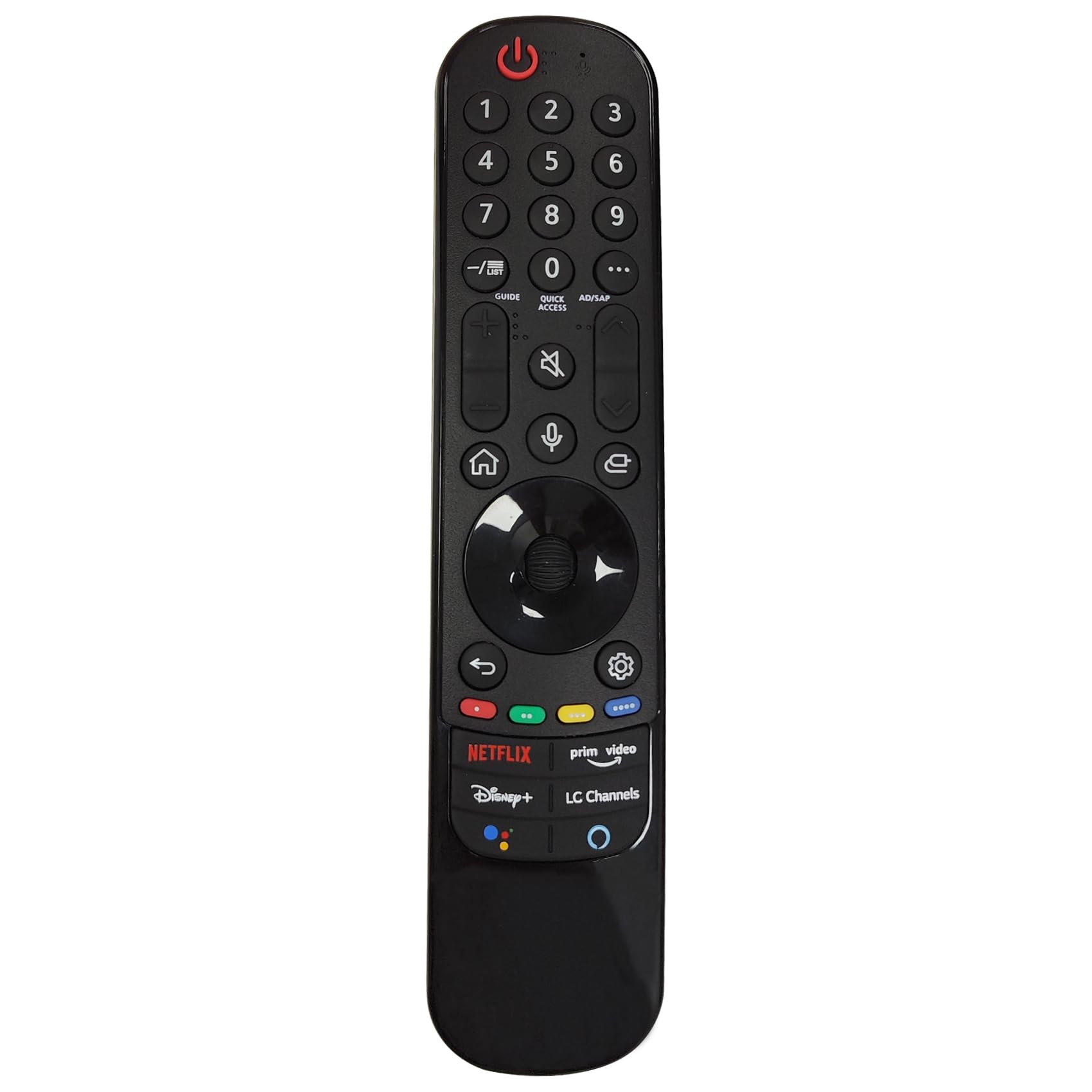 2024 Upgrade AN-MR21GA IR Remote for LG Smart TV OLED, NanoCell and QNED Models Remote Control, with Netflix/Prime Video Hot Keys, NO Voice Recognition/Pointer Function, 5 Years Warranty