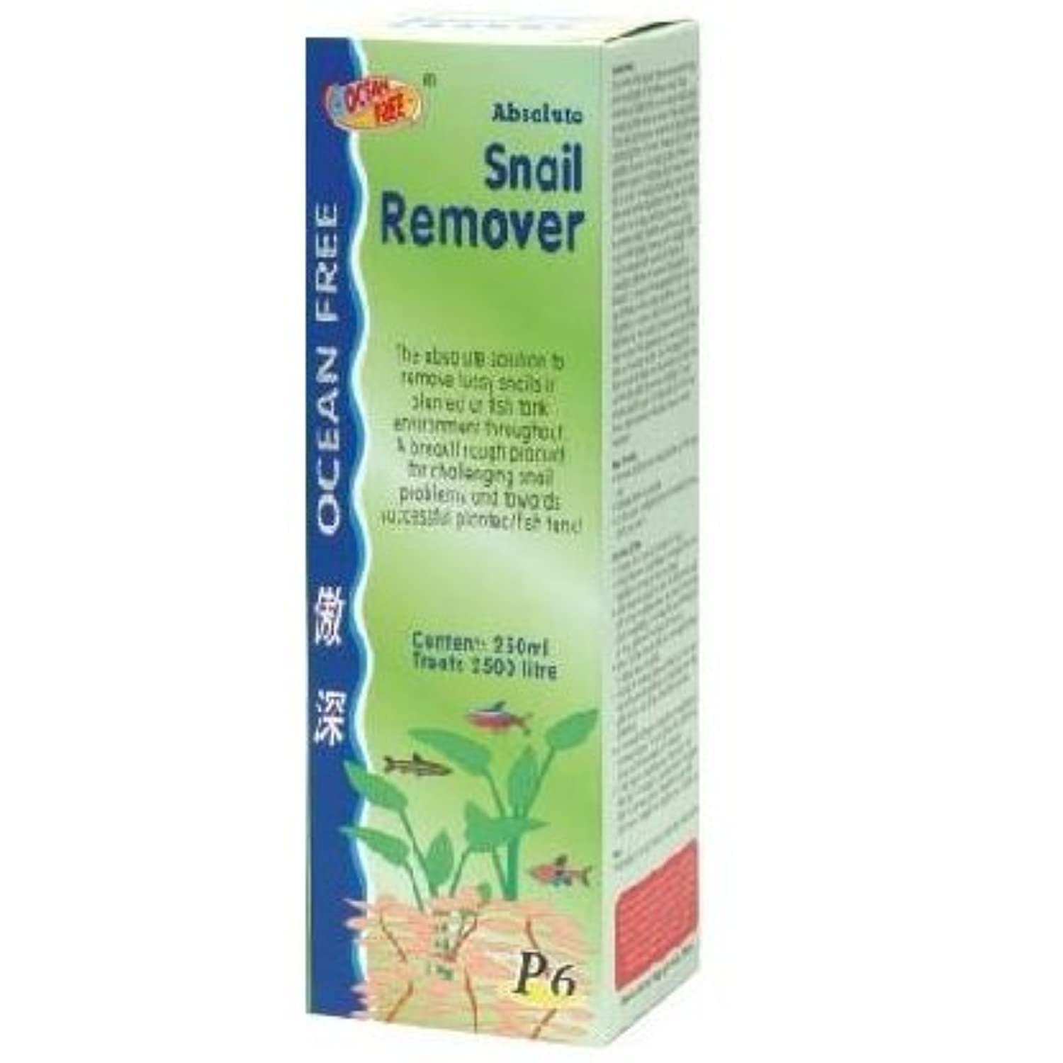 Ocean Free Absolute Snail Remover Aquarium Plant Conditioner, 120 ml