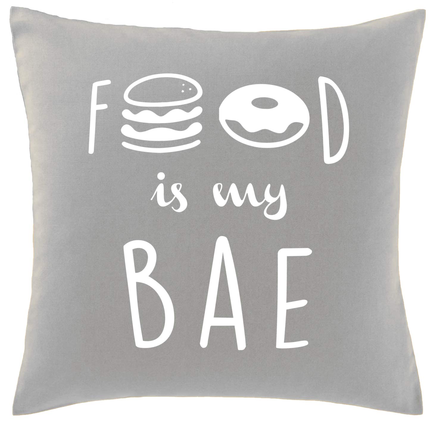 HippowarehouseFood is my bae Printed bedroom accessory cushion cover case 41x41cm