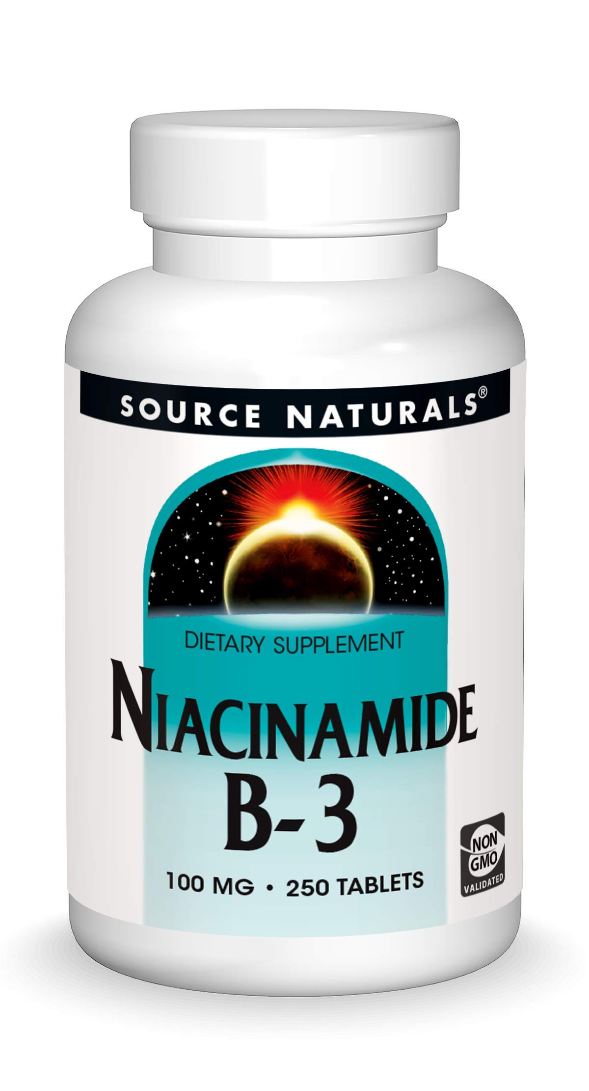 Source NaturalsNiacinamide B-3, 100 mg Dietary Supplement - 250 Tablets