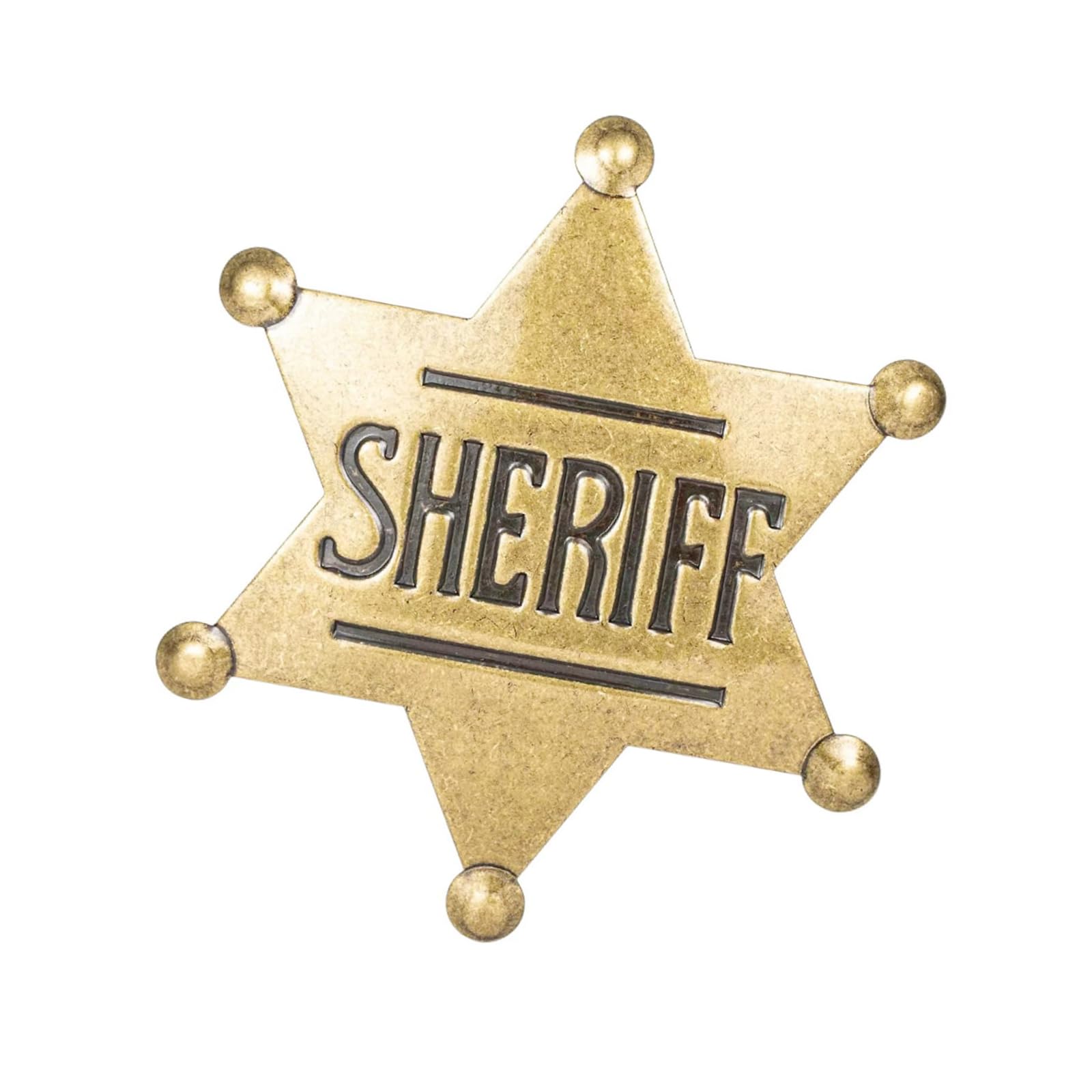 Sheriff Badges Metal Police Badges Pins for Boys and Girls Western Deputy Sheriff Badge for Cowboy Party Decoration Badge, Dress-Up Custom Badge, Themed Birthday Pin Badges Decorations