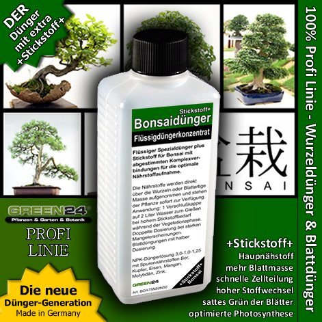 GREEN24 Bonsai Nitrogen+ Feed - Liquid Fertilizer HighTech N+PK, Bonsai Food