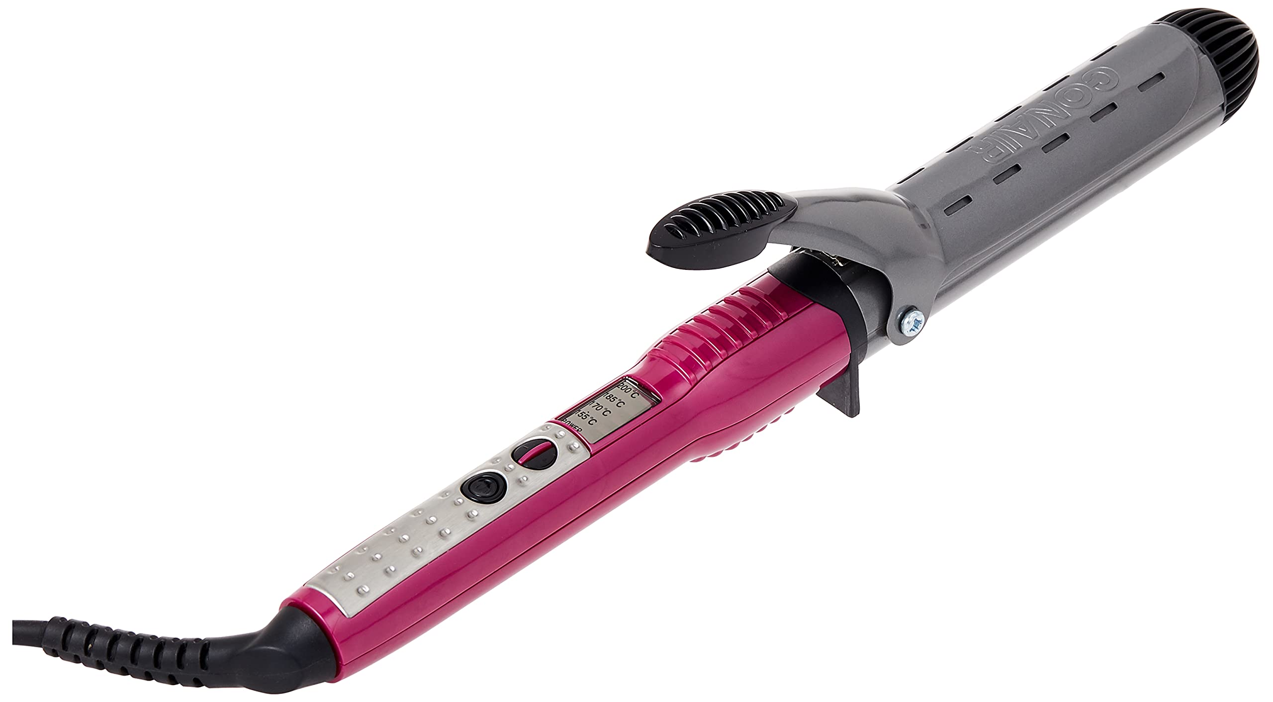 Conair Infiniti Pro 1.25 Inch Curling Iron Hair Curler - CD108WFNCME, Black & Pink