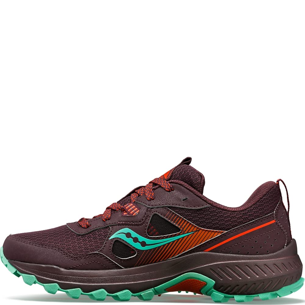 SauconyWomen's Excursion TR16 Running Shoes, Nebula/Mint, 9 M