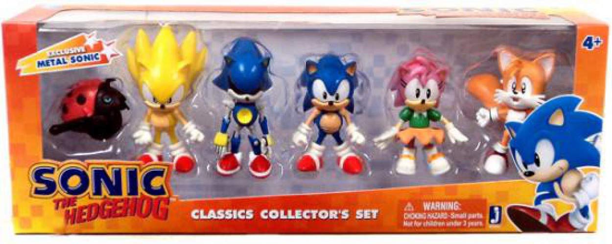 Buy Sonic Exclusive 2 Inch MINI Figure 6-Pack CLASSIC Collector's Set ...