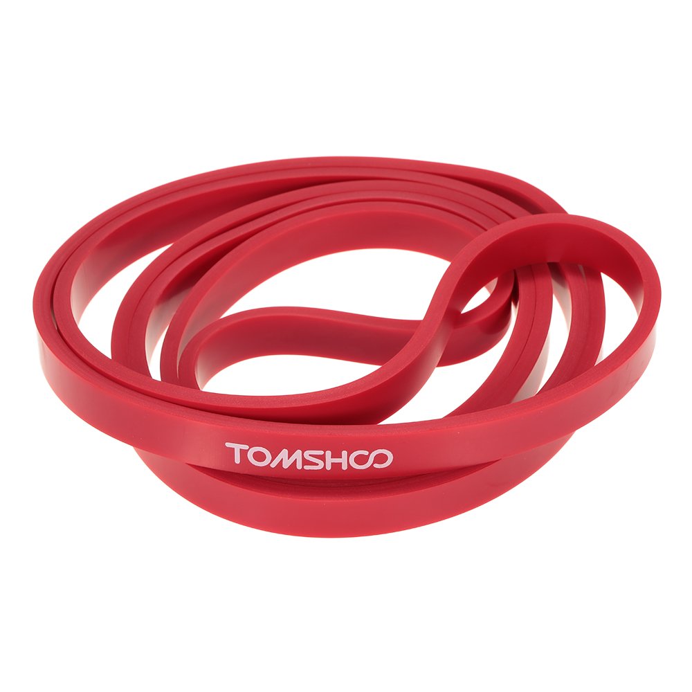 TOMSHOO 208cm Resistance Band Workout Loop Band Pull Up Assist Band Stretch for Yoga Exercise Fitness