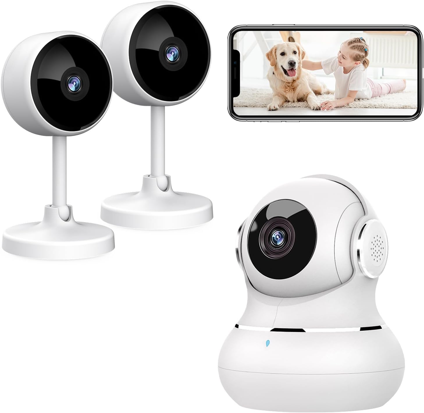 litokam3 Pack Indoor Security Camera