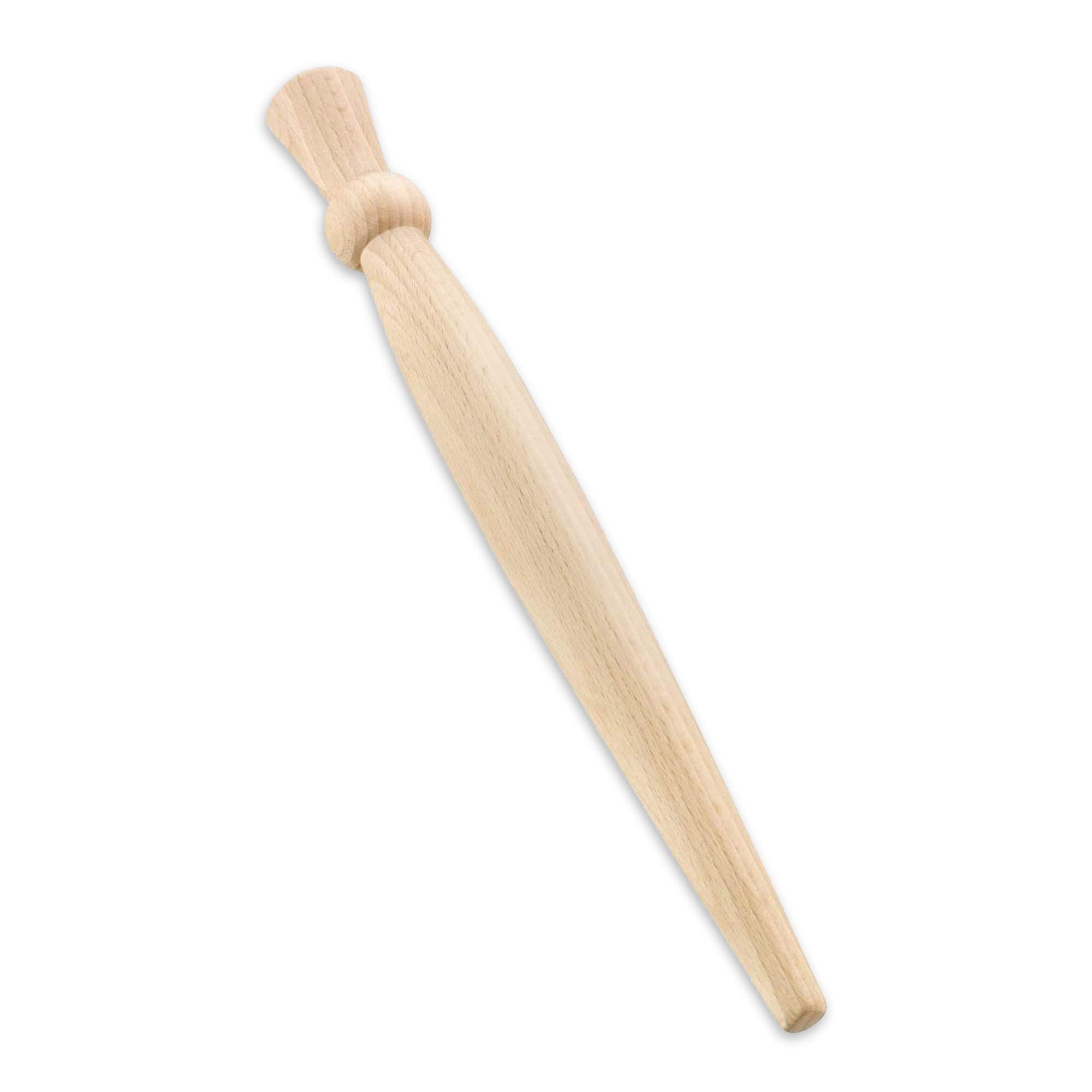 Porridge Spurtle Scottish Spurtle Porridge Stirrer - Wooden Spurtle Thistle Smooth Beechwood Stick - 29 cm Long