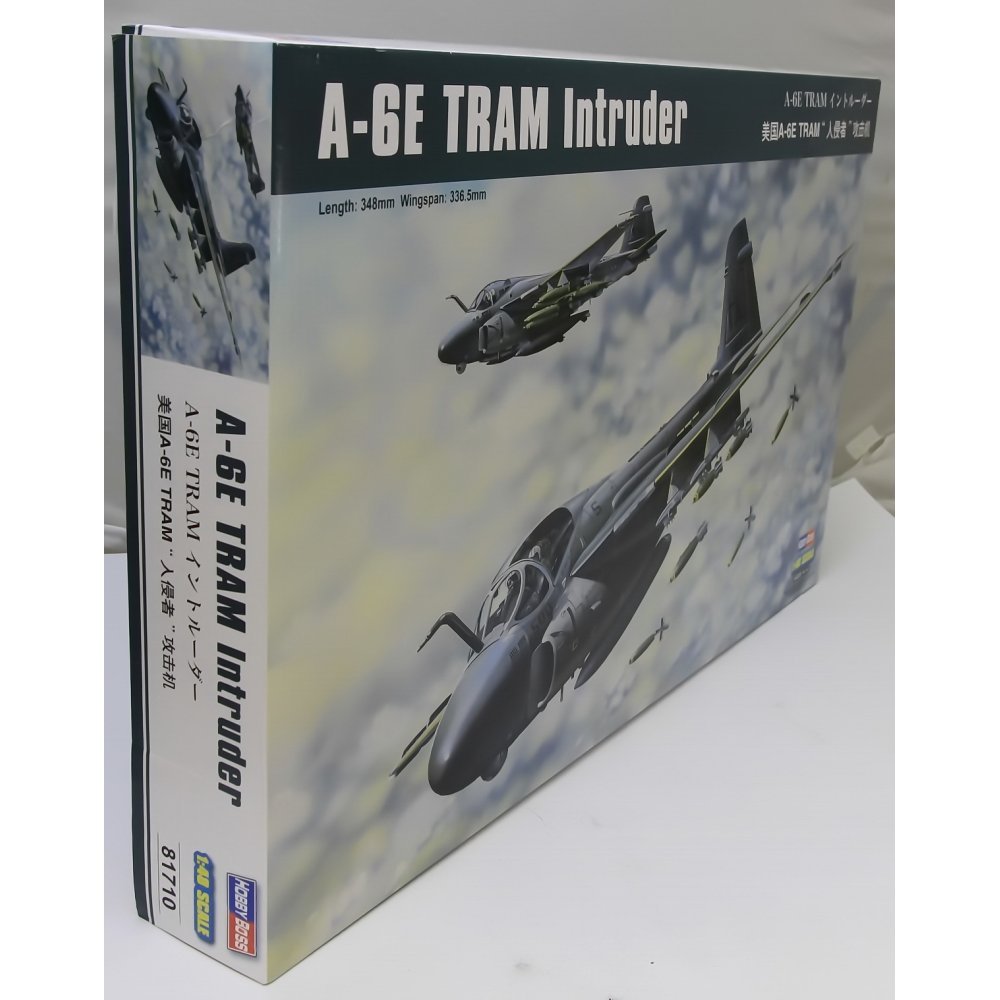 Hobbyboss1:48 Scale "A-6E TRAM Intruder" Model Kit (Grey)