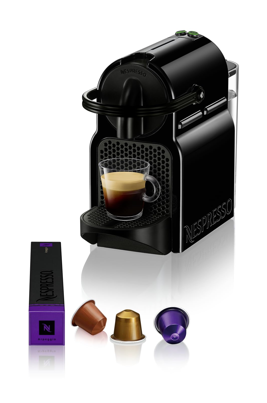 Nespresso Inissia coffee machine by Nespresso, Black - UAE Version