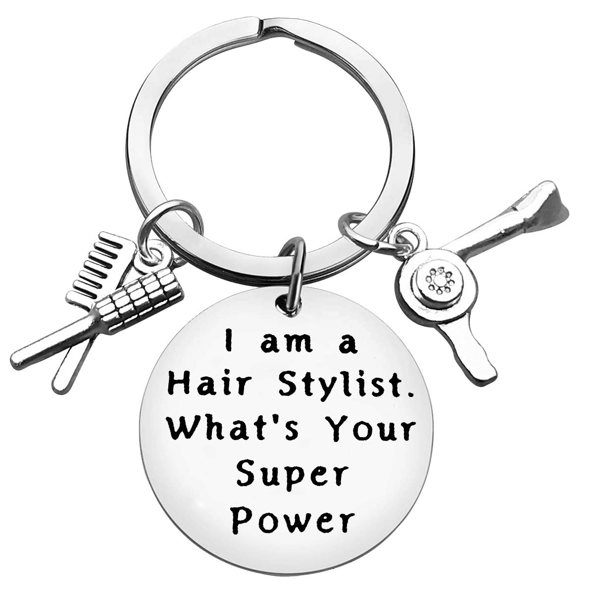 Hairdresser Gifts Hair Stylist Keychain I Am A Hair Stylist Inspirational Hairstyliest Gift Hair Stylist Appreciation Gift Hairdresser Keyring Hairdresser Cosmetology Graduation Gift for Her Him