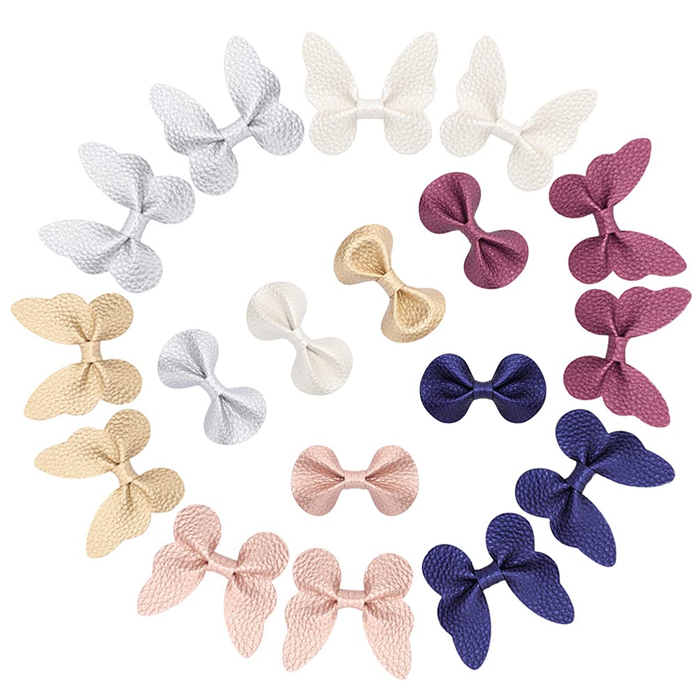 FullHappy Butterfly Hair Clips Hair Bows for Girls Kids, Hair Accessories for Women Girls, Quality Material and Well made, No Pulling Hair, Pack of 18