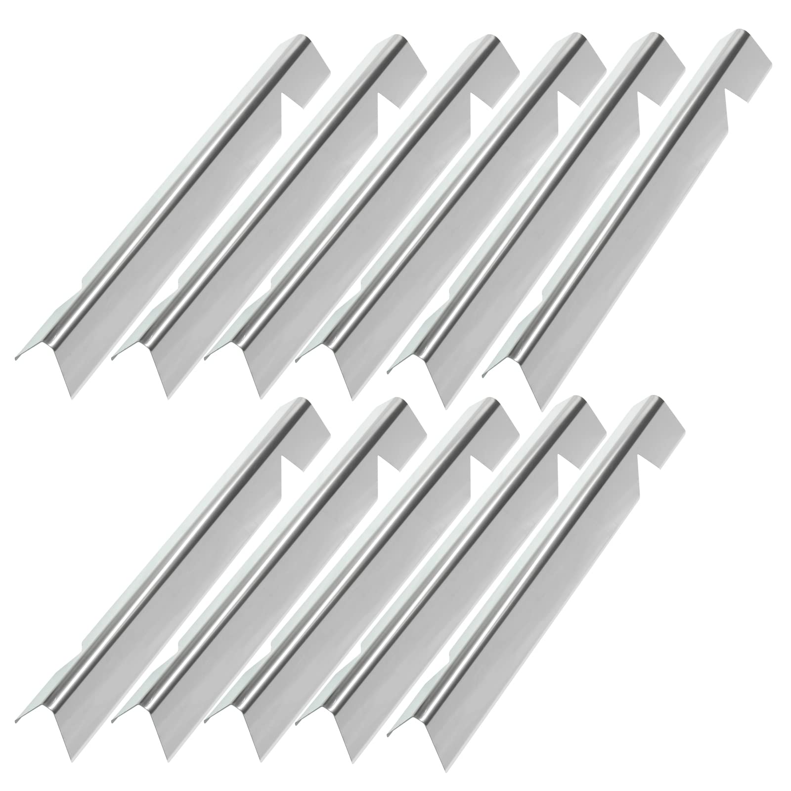 Hongso17-1/8" x 2 1/2" Stainless Steel Flavorizer Bars Heat Plates Replacement for Weber Genesis II 610, Genesis II LX 640, 600 Series (2017 and Newer), 66796, 91611, Set of 11