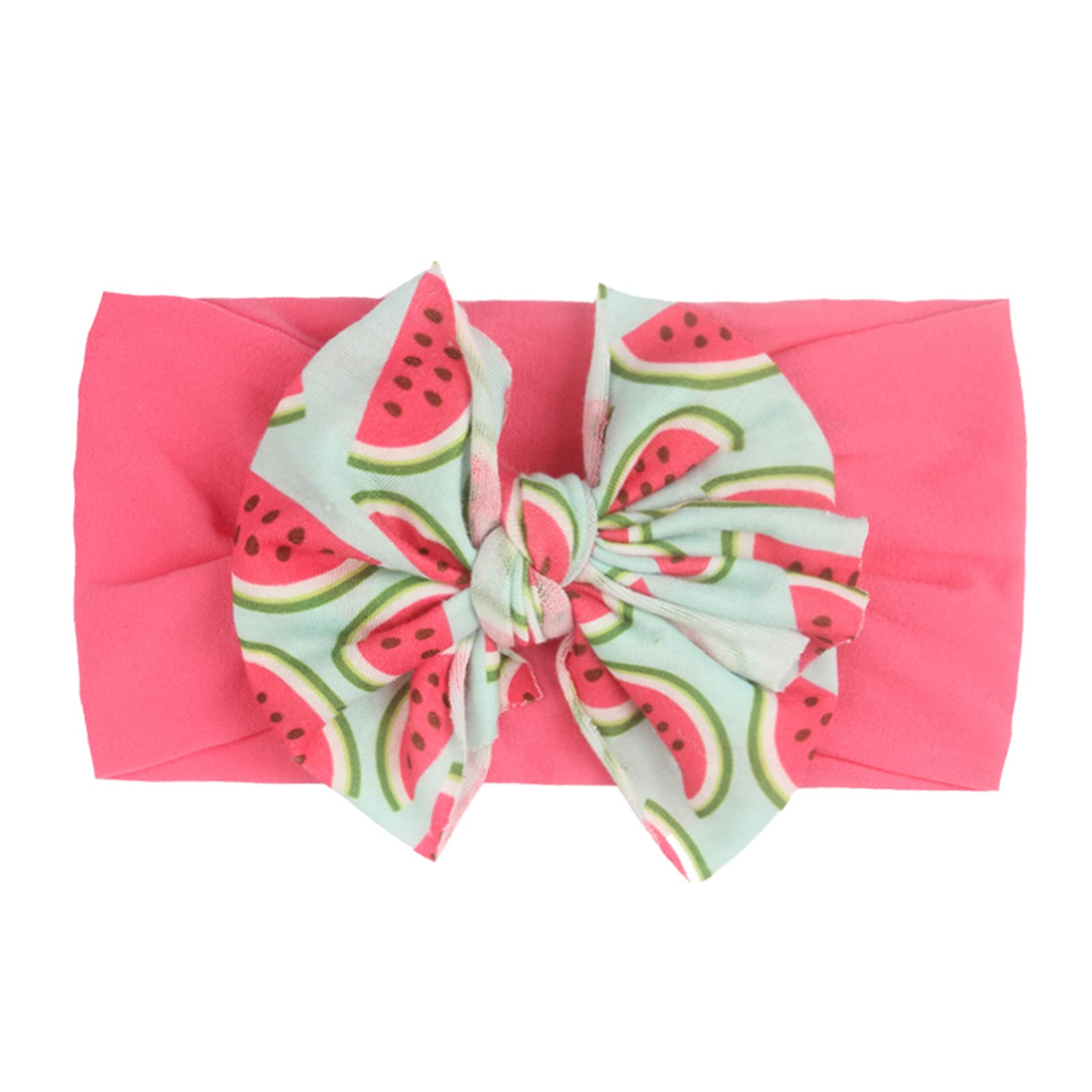 Digood 1PC Newborn Infant Baby Girls Watermelon Bow Headband Stretch Hairband Headwear,Children Costumes Headbands