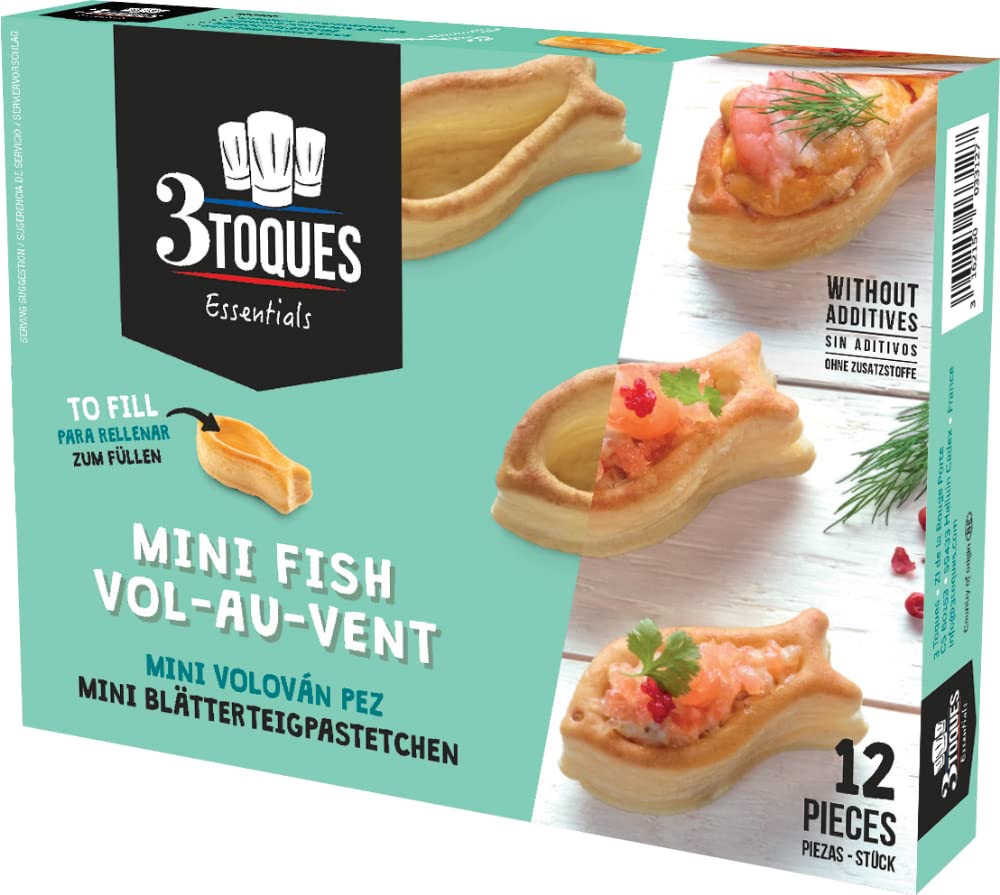 3 Toques Mini Fish Vol-Au-Vents 1 x 12