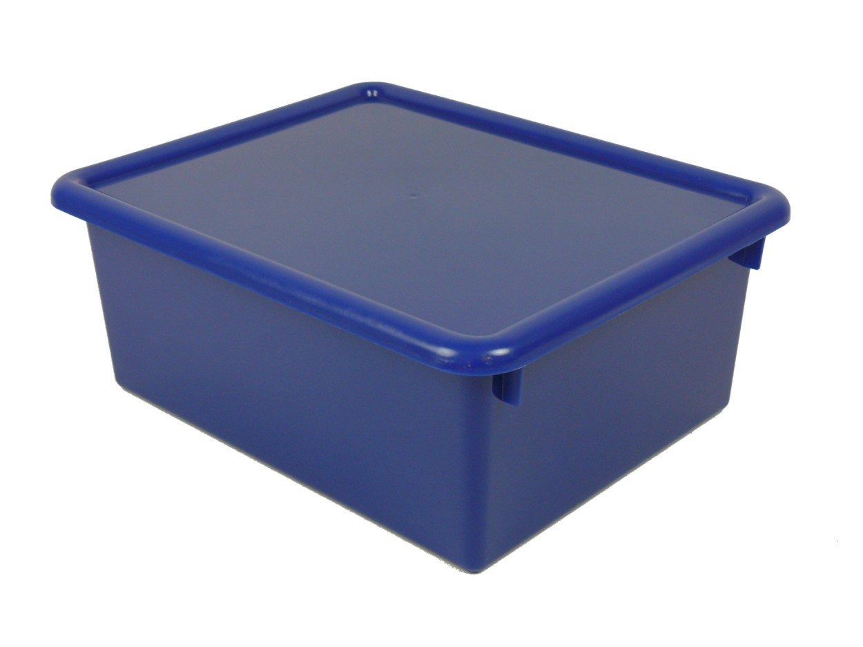 RomanoffStowaway Letter Box with Lid, Blue