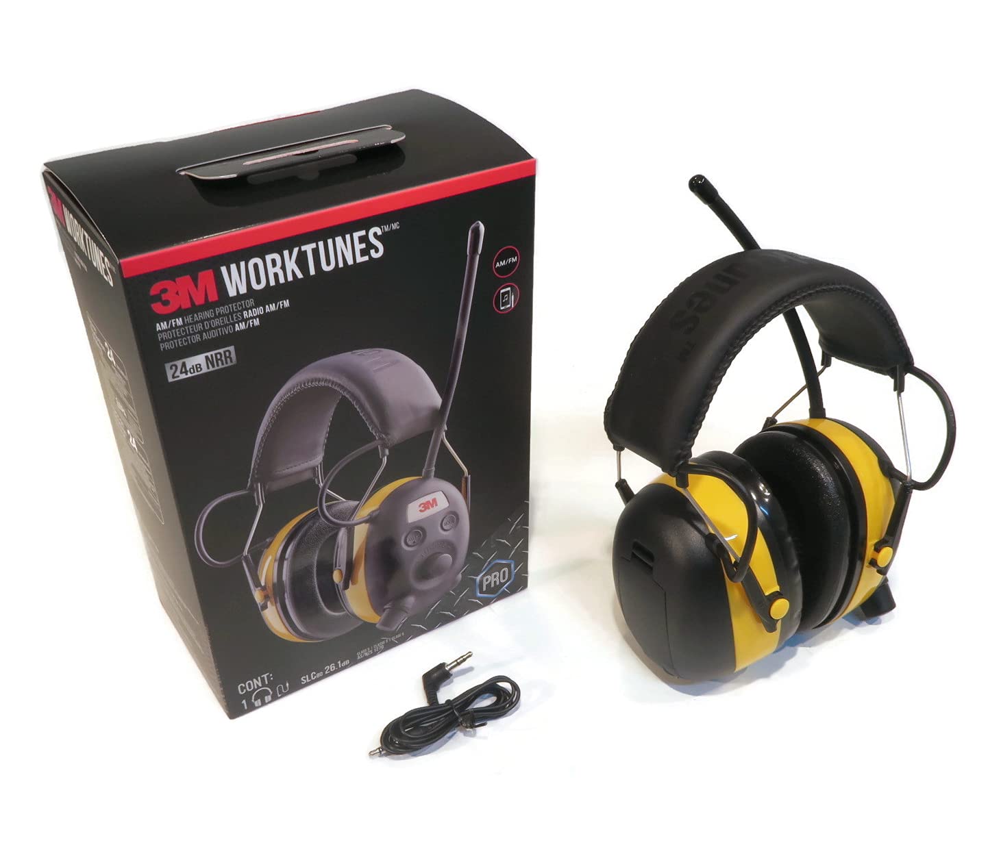 3M TEKK Protection WorkTunes AM/FM Ear Muffs (NRR 24)