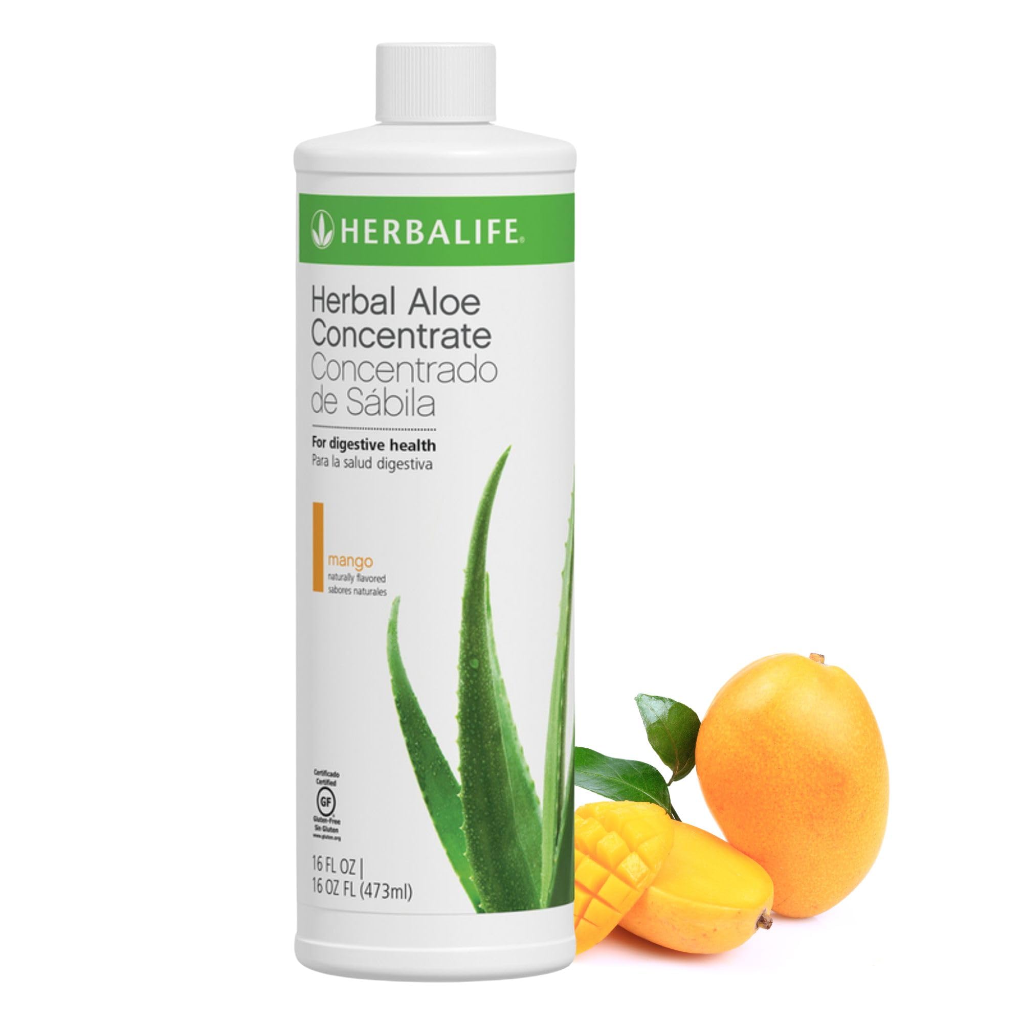 Herbalife Herbal Aloe Concentrate – Mango, Pint for Digestive Health